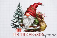 Tis the season Retro Christmas Clipart PNG Product Image 1