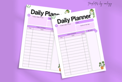 Free Cute Daily Planner Template | Aesthetic Printable PDF Product Image 2