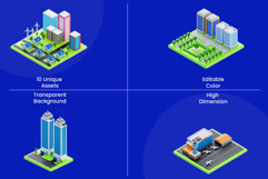 City Isometric 3D Illustration Pack Product Image 2