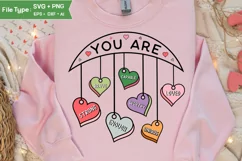 Self Love Valentine PNG Heart Christian | Valentine Quote Product Image 2