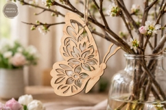 Spring Butterfly Ornaments SVG Bundle | Glowforge | Laser Product Image 2