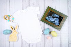 Easter Farmhouse Baby Onesie Styled Stock Mockup JPEG Photo Product Image 4