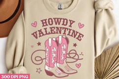 Howdy Valentine PNG, Western Valentine Sublimation PNG Product Image 3