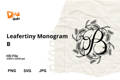 Leafertiny Monogram Product Image 1