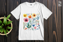 Colorful Flower Design Clipart Sublimation PNG Product Image 2