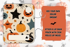 Cartoon Pumpkins Money Card Design, Kids Money Card Print Product Image 2