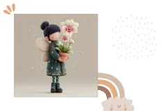 Fairy Pillow Sublimation, Cartoon Girl Pillowcase Design Product Image 2
