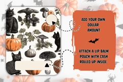 Cartoon Halloween Gift Card Printable, Money Card Design Product Image 2