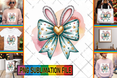 LUMINOUS Sublimation Gift Ideas, Easter Bow Product Image 1