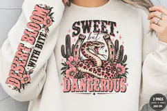 Sweet but Dangerous Sleeve PNG, Western Snake Front Sleeve D Product Image 1