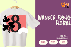 Wander Boho Floral Monogram Product Image 1