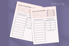 Goal Planner Template Canva | Minimalist Goal Planner Product Image 2