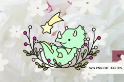 Baby Dinosaur SVG - Dinosaur PNG, Cute Dinosaur Svg Product Image 2