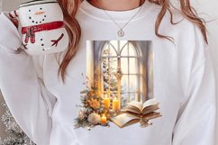Christmas Window Sublimation Clipart, Christmas Window Product Image 2