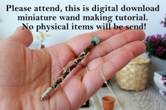 Miniature fairy wand making tutorial DIY BJD doll magic doll Product Image 2