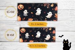 Halloween Mug Wrap Design, Pumpkins Coffee Mug Template Product Image 2