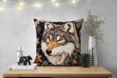 Christmas Wolf Pillow Case Designs, Winter Pillowcase Product Image 2