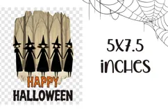 Happy Halloween Towel, Cartoon Halloween Witches Towel Product Image 2