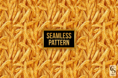 Golden Wheat Autumn Digital Paper Product Image 2