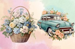 Watercolor Pastel Vintage Clipart Bundle Product Image 3