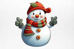 Funny Snowman Sublimation PNG Product Image 2