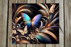 Magic Butterfly | black tumbler Sublimation design bundle Product Image 2