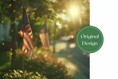 USA Tumbler Sublimation, American Flag Sublimation Tumbler Product Image 2