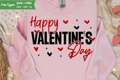 Happy Valentine's Day SVG | Valentine Quote SVG PNG Product Image 2