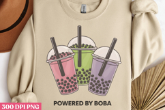 Powered By Boba PNG, Boba Sublimation PNG Product Image 2