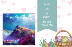 Christian Square Coaster, Christian Cross Coasters PNG Product Image 2