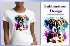 Sublimation design Watercolor Dog| PNG| Animal Clipart Product Image 1