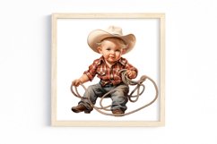 Baby Cowboy Sublimation Clipart Product Image 2