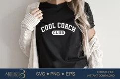 TCool Coach Club Sport SVG PNG Sublimation|Football Game Day Product Image 2