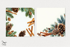 Christmas digital paper, background clipart Product Image 3