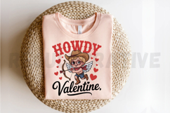 Howdy Valentine PNG, Cupid Valentines Sublimation PNG Product Image 2