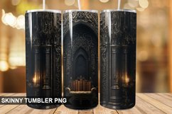 3D Gothic Book Tumbler Design Product Image 1
