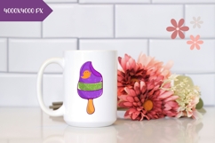 Hand Drawn Halloween Sweets Illustration, Ice Cream PNG Product Image 2