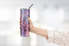 Beautiful Lakeside Landscape Tumbler Wrap Design Product Image 2
