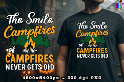 Campfire Quote PNG Camping Outdoor Adventure Design File Product Image 2
