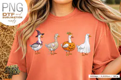Halloween Goose DTF PNG Product Image 6