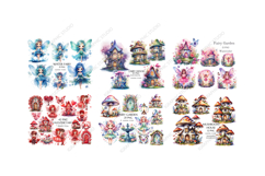 Fairy Mega Clipart Bundle, Fantasy Clipart, Huge Bundle Product Image 2