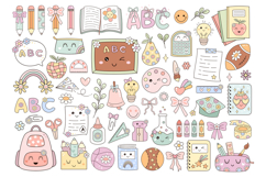 Groovy school clipart Back to school svg Groovy teacher png Product Image 2