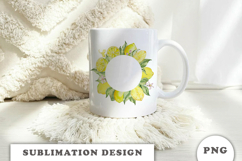 Watercolor Lemons Frame png Product Image 2