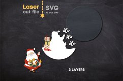 Christmas SVG laser cut file for Glowforge Product Image 2