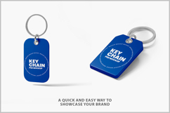 Metal Keychain Mockup Product Image 2