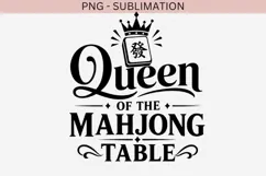 Mahjong quote png design for T-shirts Product Image 4