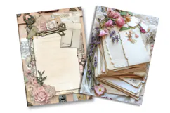 Vintage Ephemera Junk Journal Pages Product Image 2