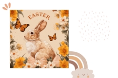 Easter Pillowcase, Floral Easter Pillow Design Product Image 2