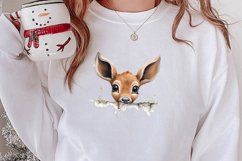 Funny Christmas Peeking Sublimation, Christmas PNG Product Image 2