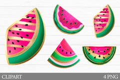 Watermelon Clipart. Watermelon Sublimation Product Image 1